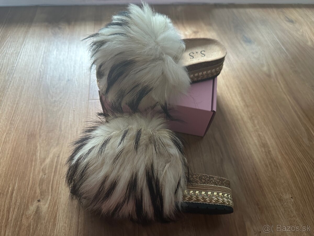 Damske slapky, nove - 37 - 3