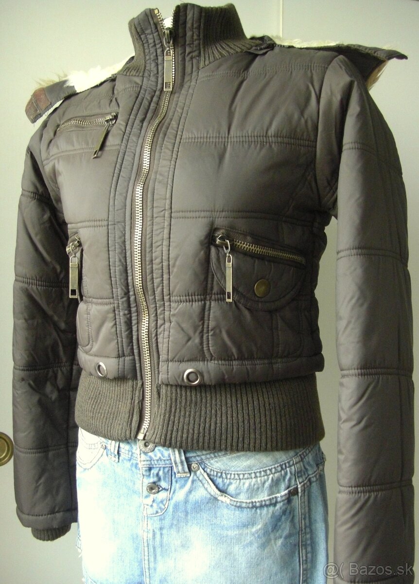Hnedá zimná bunda - 3