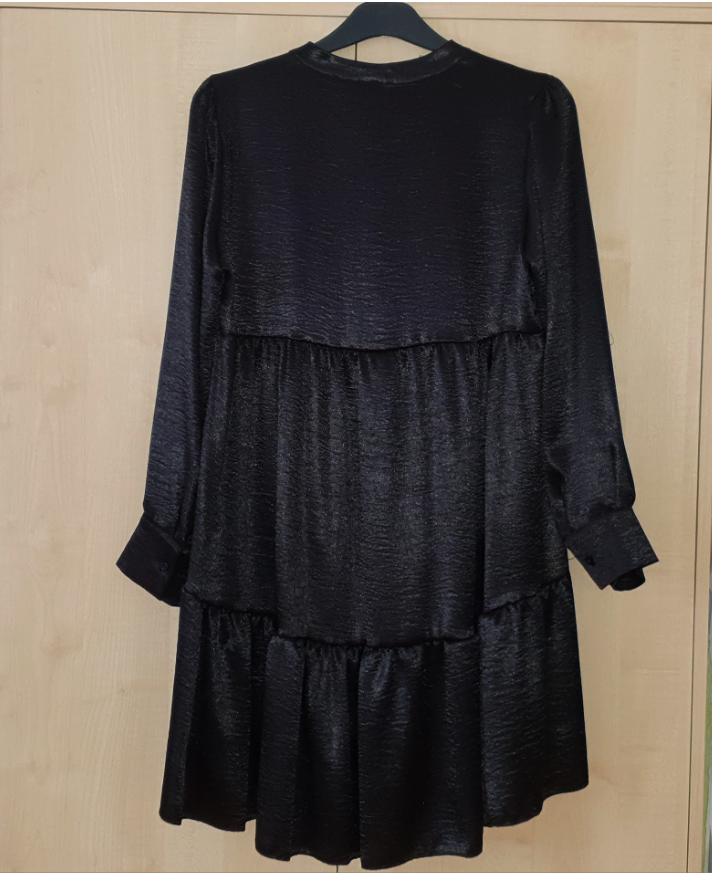 Čierna tunika v.L vzadu dlhá - 3