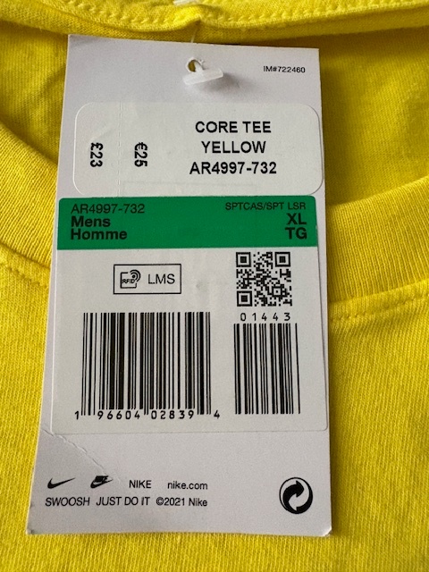 Tricko panske NIKE - NOVE S VISACKOU - 3