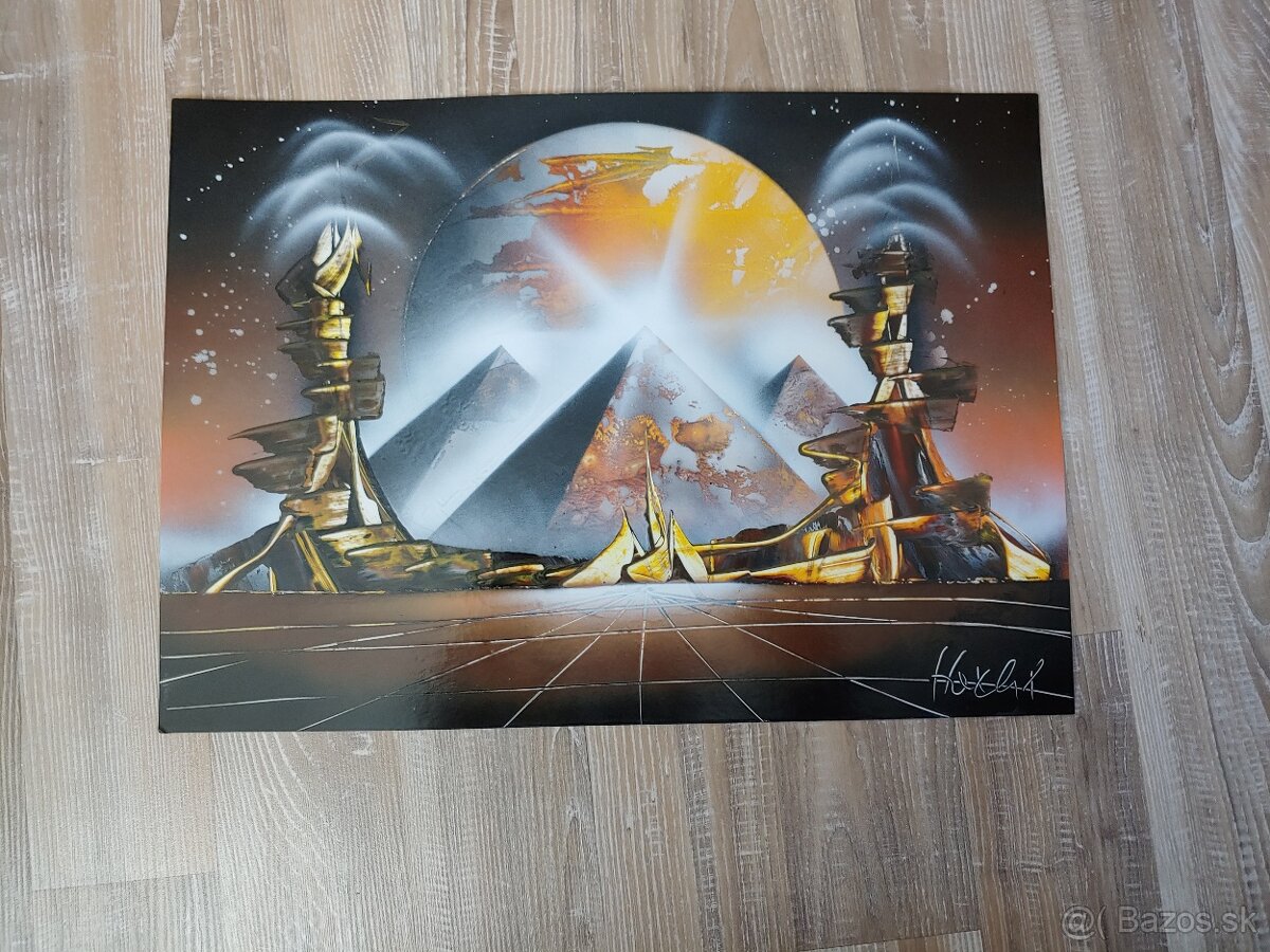 Predám obrázky, technika - sprejom a maľ. obrazy - 3