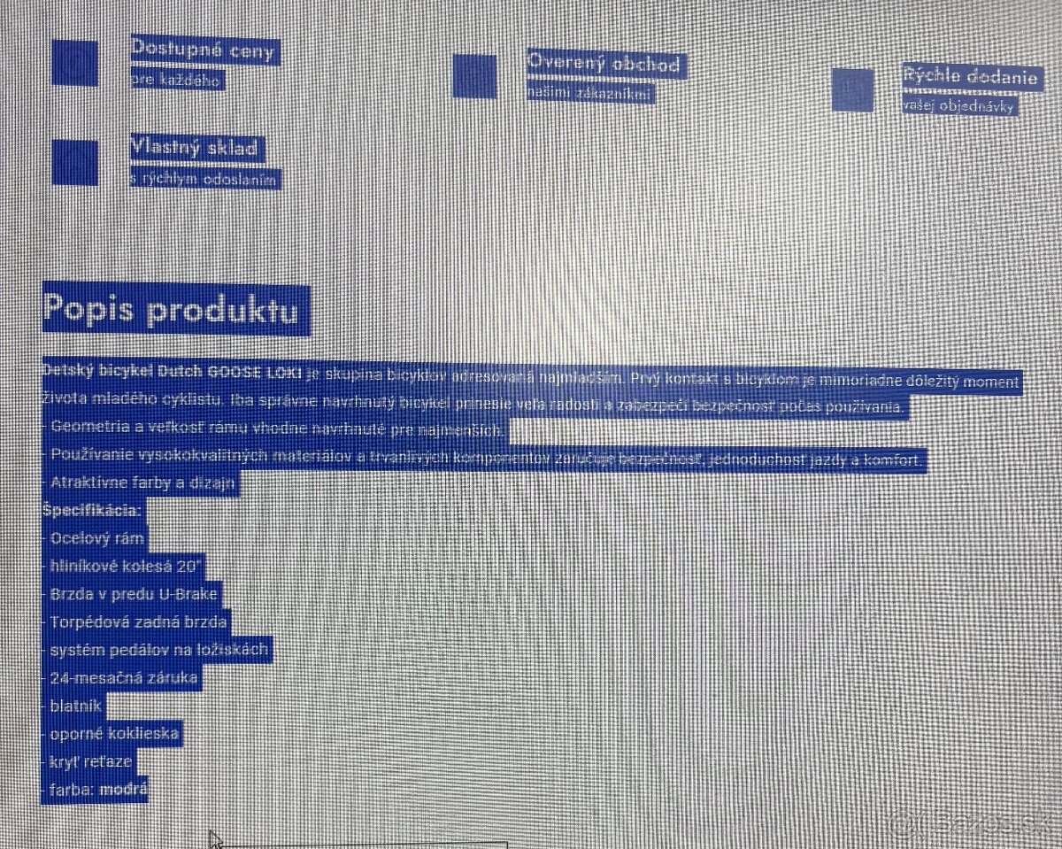 Detsky bicykel 20 ako novy - 3