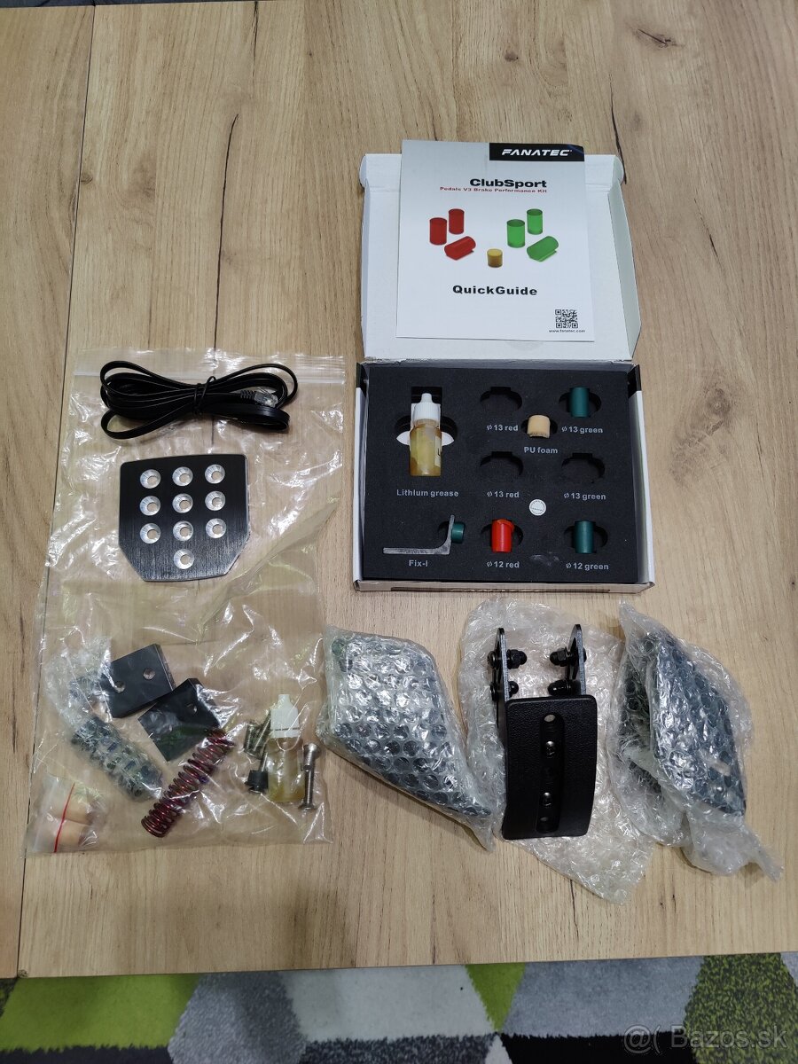 Pedále Fanatec V3 + performance pack - 3