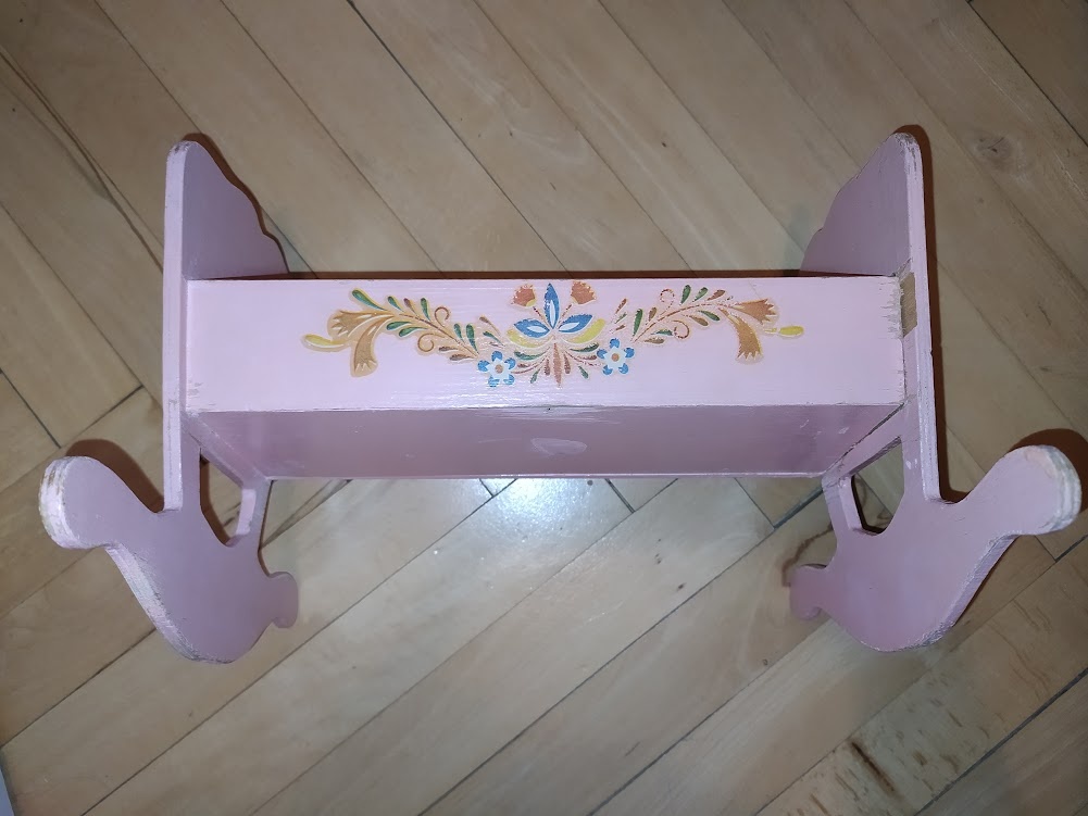 Retro kolíska pre bábiky - 3