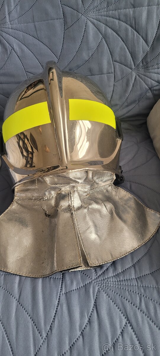 Hasičská zásahová prilba CGF Gallet strieborná #3 - 3