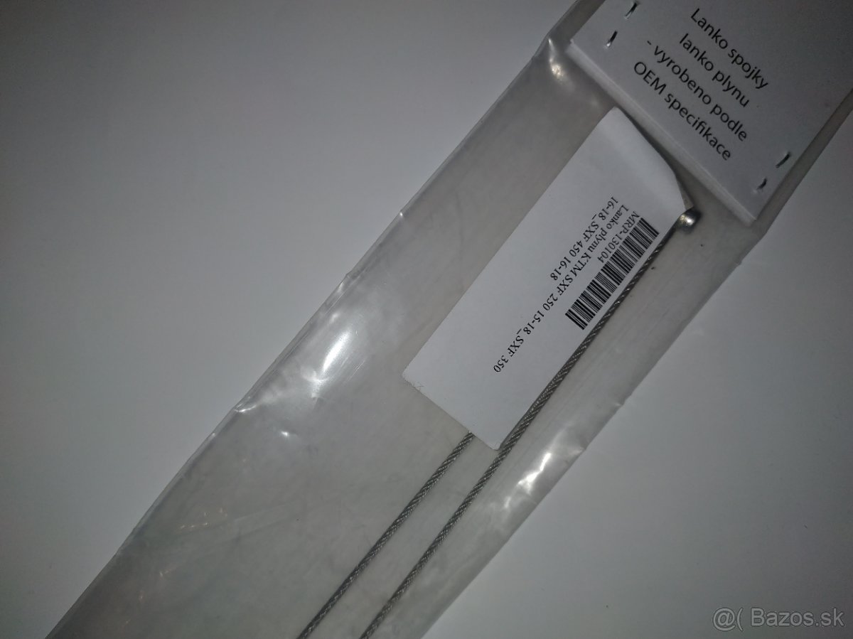 Plynové lanko KTM 4T (15-22) 26€ - 3