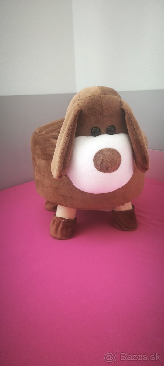 Mini stolička/taburetka psík - 3