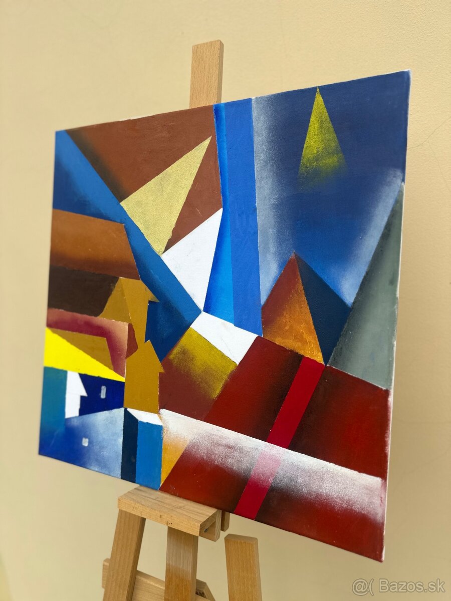 Vlkolínec oľejomaľba moderná - 3