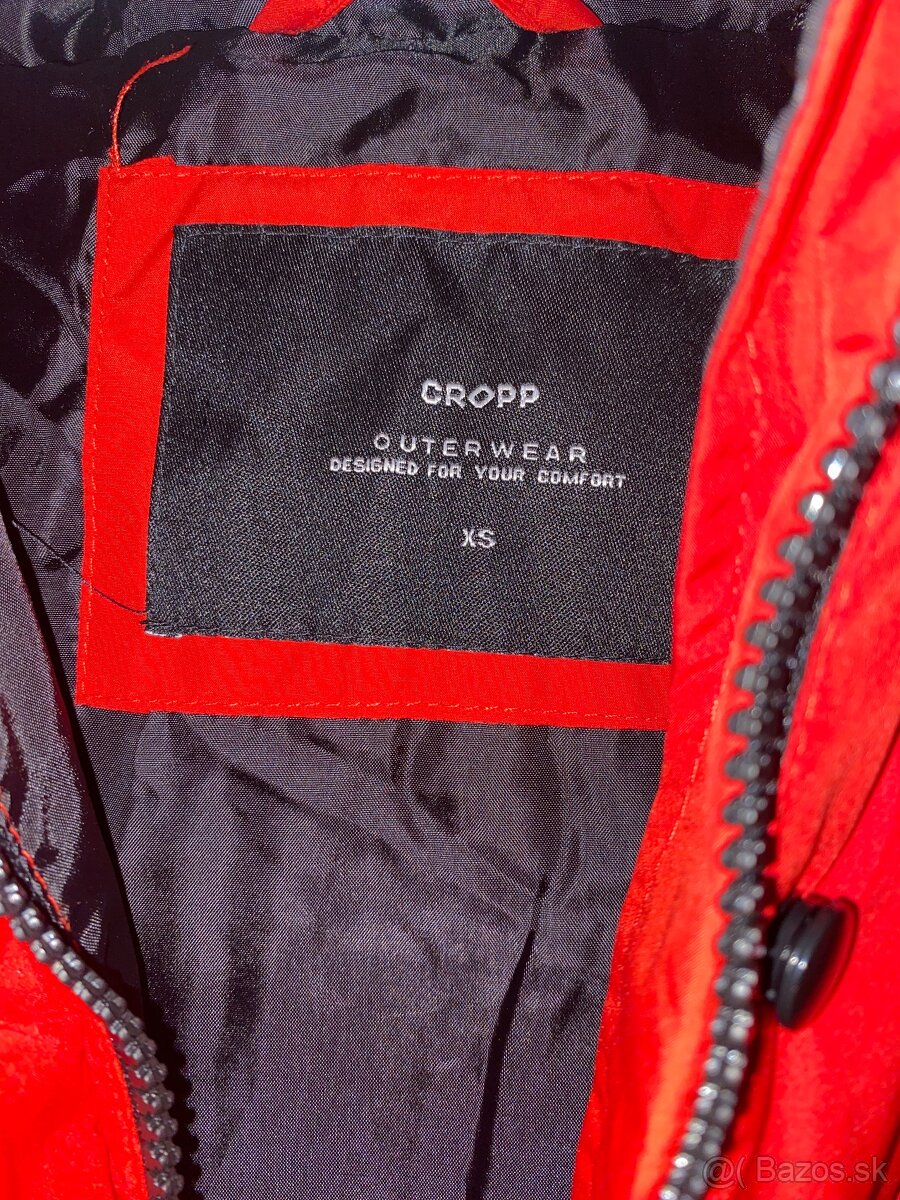 Cropp cervena bunda velkost XS - 3