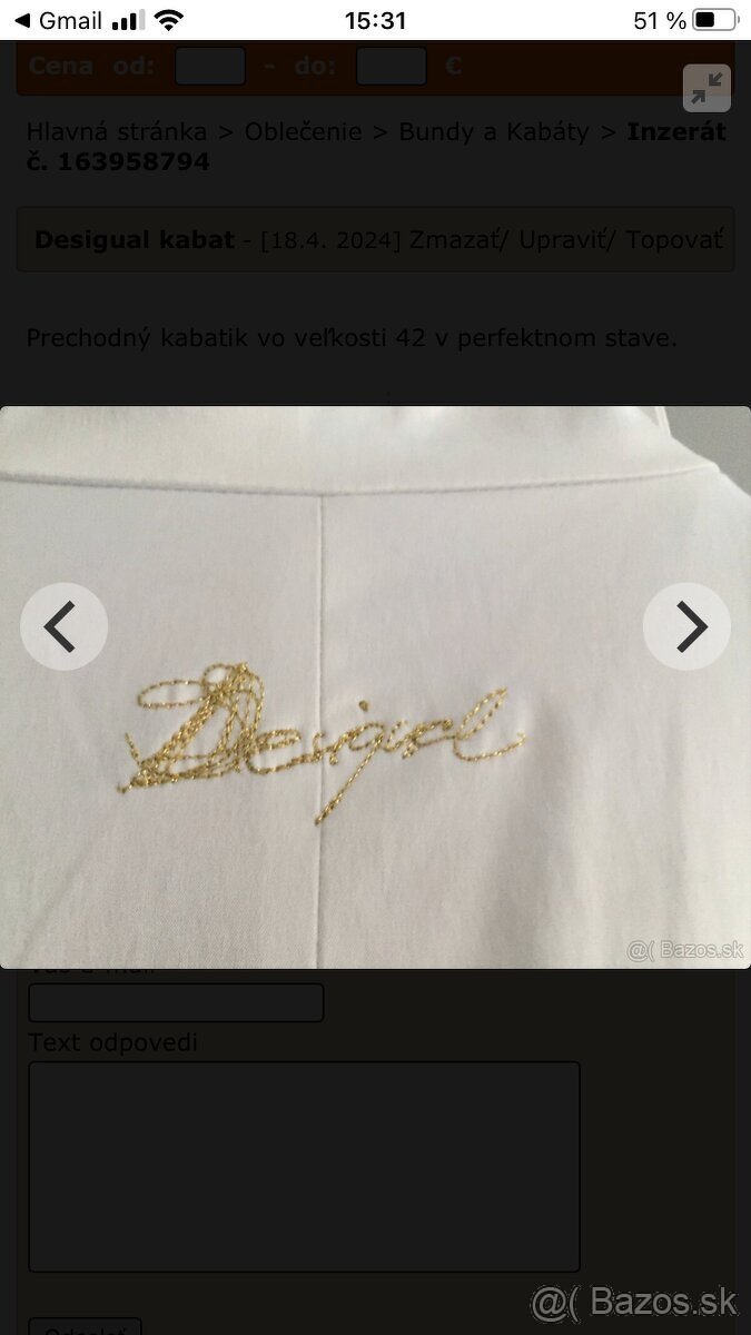 Desigual prechodný kabat - 3