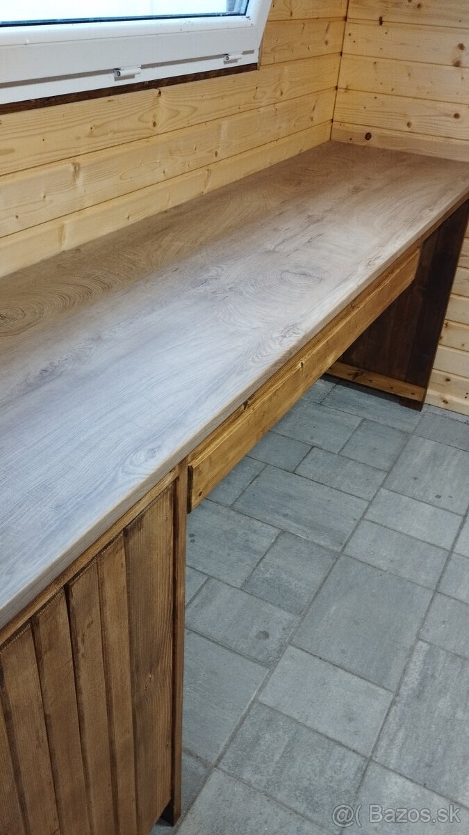 Pracovný stôl 260x60 cm - 3