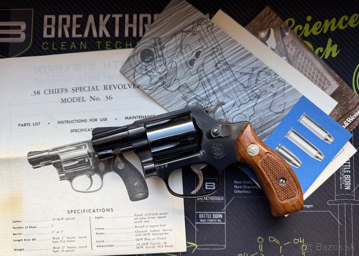 Predám Smith Wesson M36 - 3