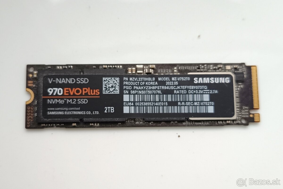 Samsung SSD 970 EVO Plus 2TB - 3