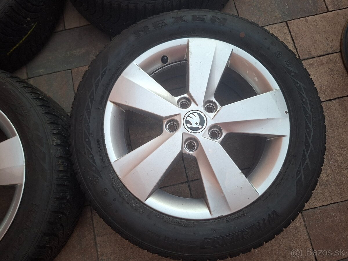 Predám hlinikové disky org.Skoda/Seat/Vw--R16 - 3