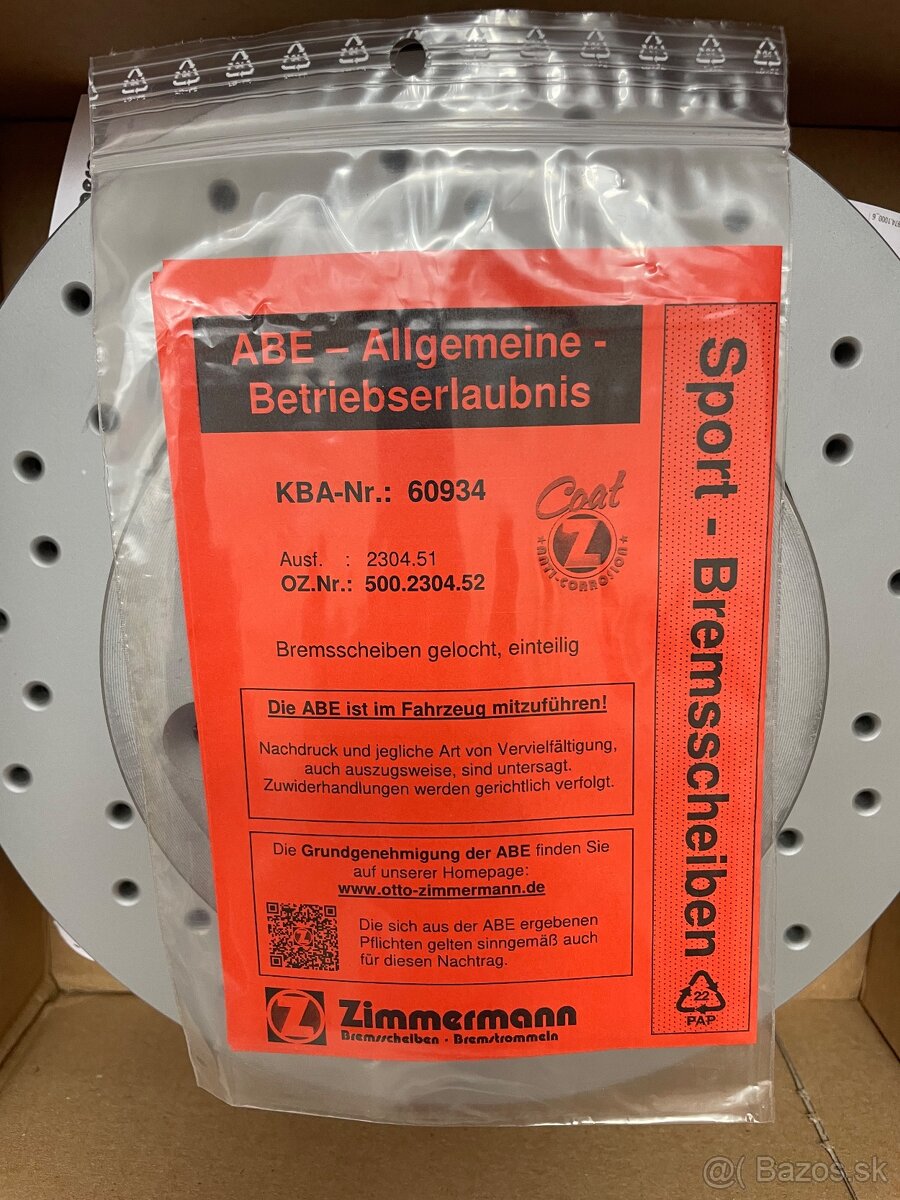 Športové dierované kotúče Škoda Felícia - 3