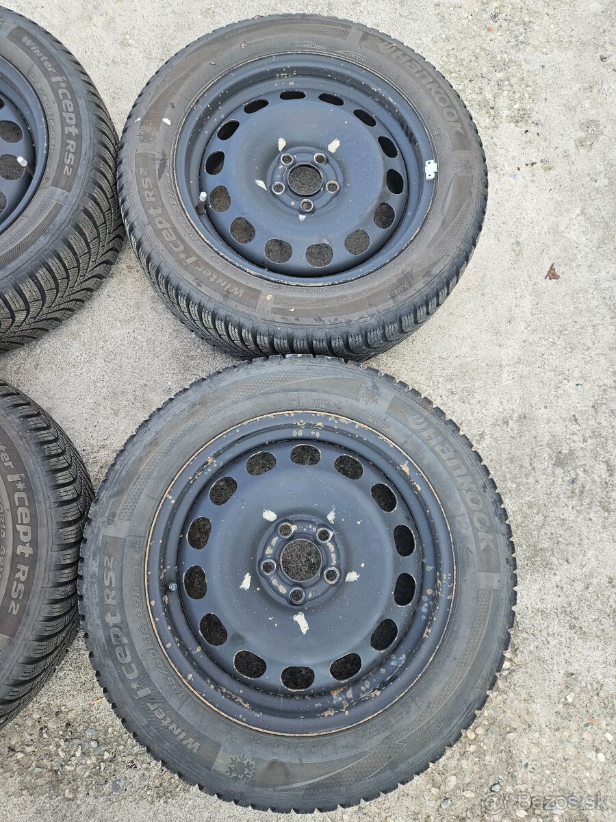 Predám zimnú sadu plecháčov Kamiq 5x100 r16 - 3