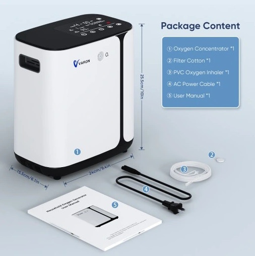 Kyslíkový koncentrátor + maska a hadičky GRÁTIS - 3