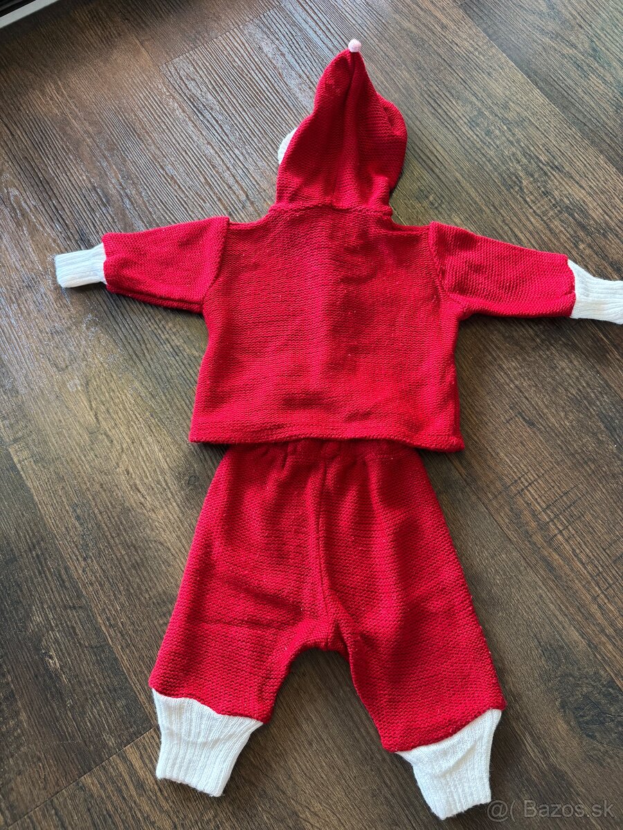 Vianočný červeno-biely komplet - 3