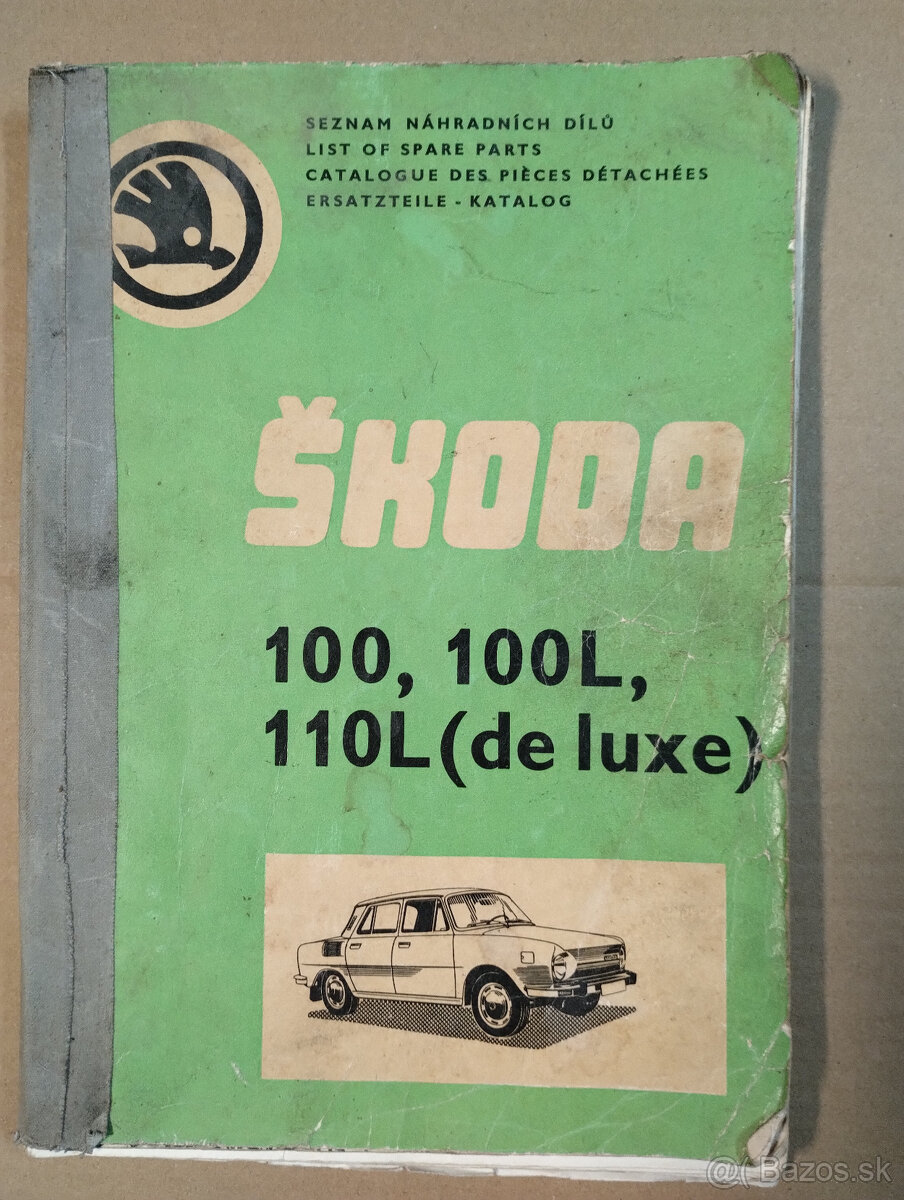 Škoda 100L,návod na obsluhu,katalog ND - 3