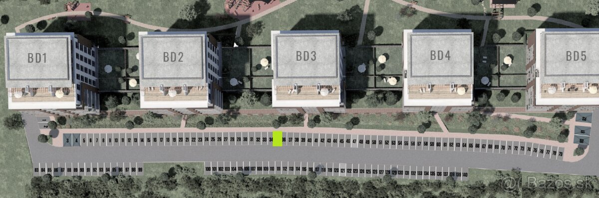 Prenajom parkovacieho státia - Panorama, Košice - 3