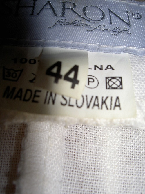 Predam biele damske sako, vel.44+darcek - 3