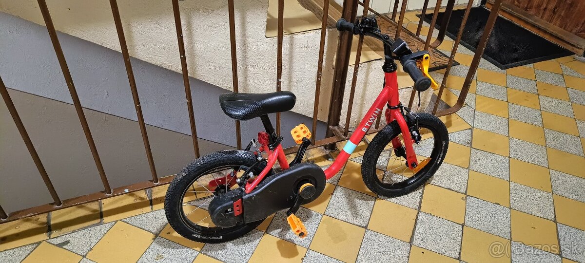 Detský bicykel s odrážadlom 14" - 3