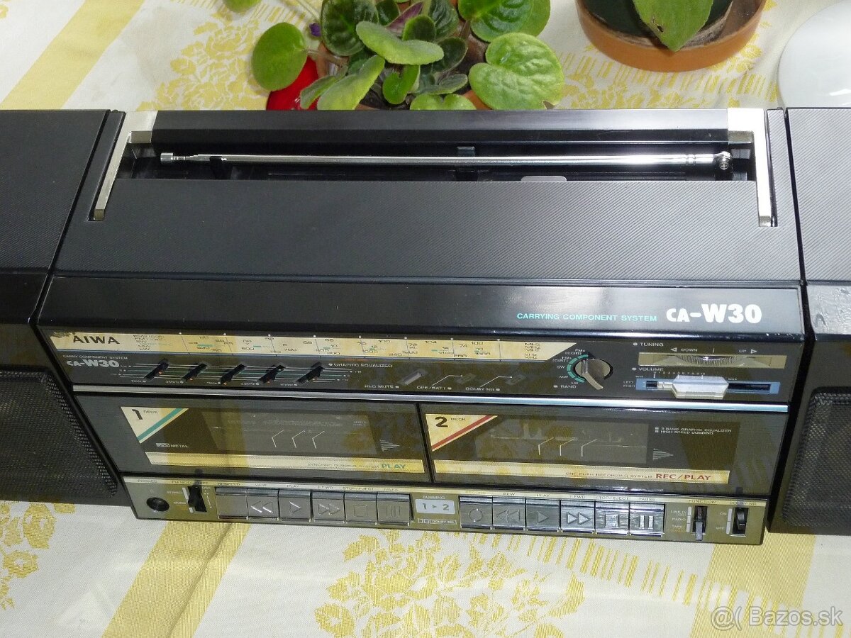 Predám rádiomagnetofón AIWA CA-W30 - 3