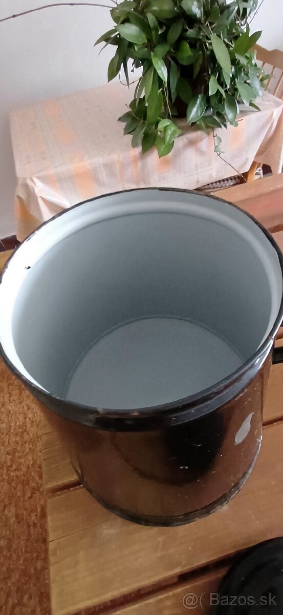 Smaltovaná retro nádoba-galetka - 3
