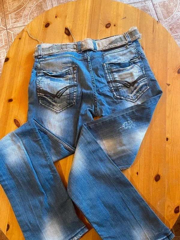 Dámske rifle Amore s opaskom - 3