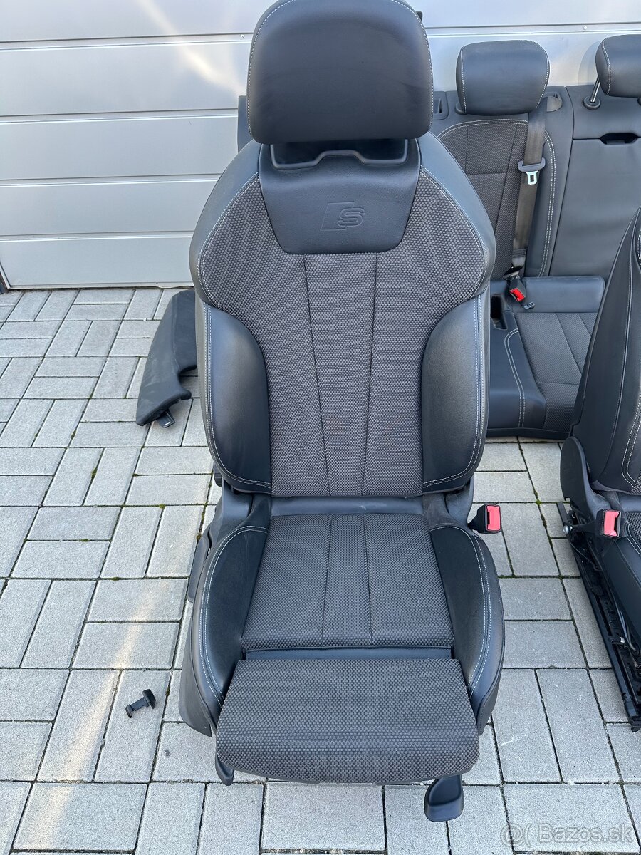 Kompletne sedačky sedadla Audi A4 b9 avant - 3