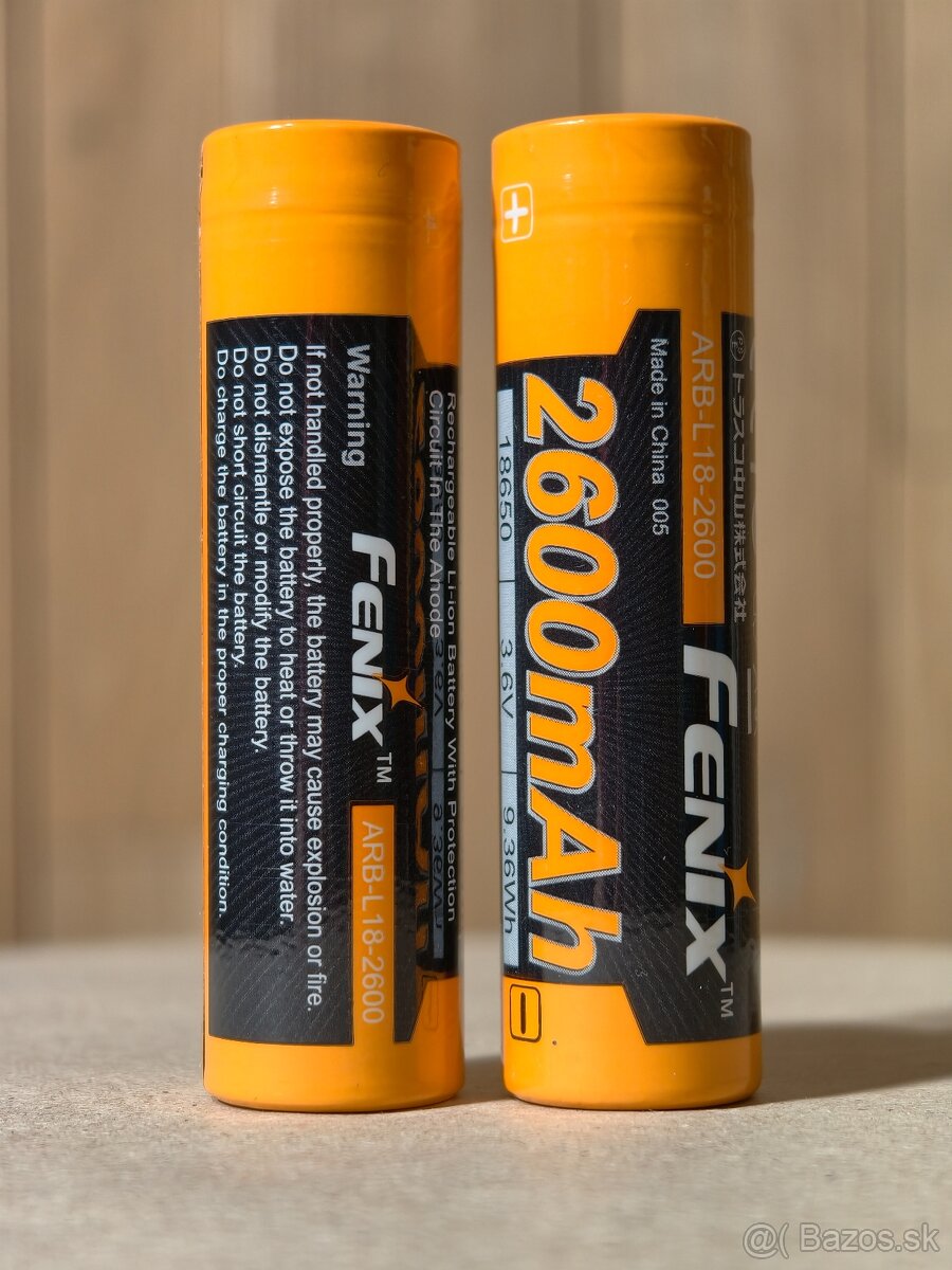 Fenix 18650 2600mAh - 3