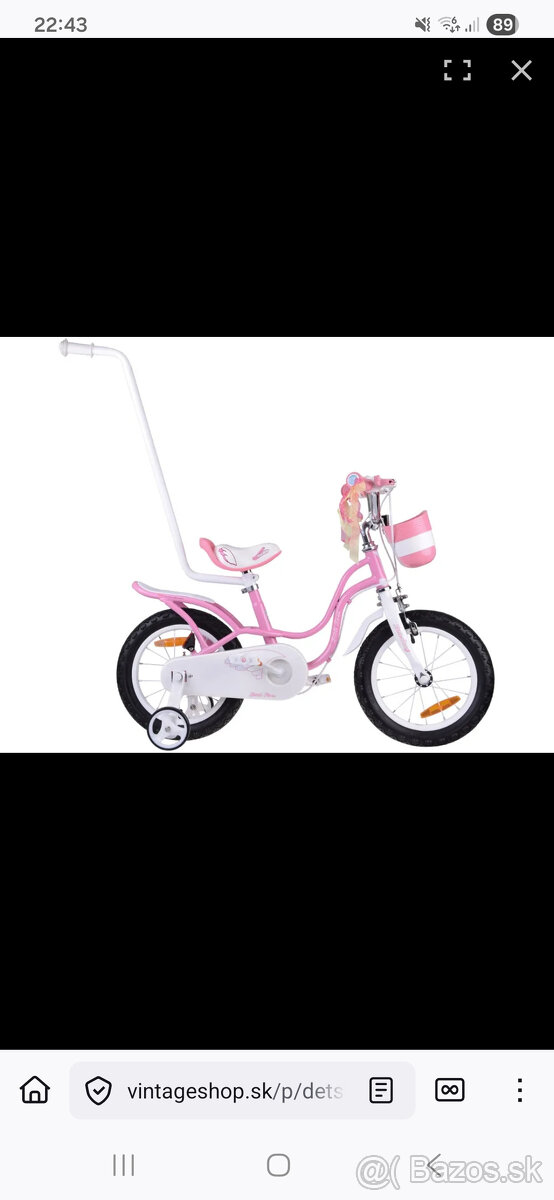 Nový detský bicykel 14" - 3