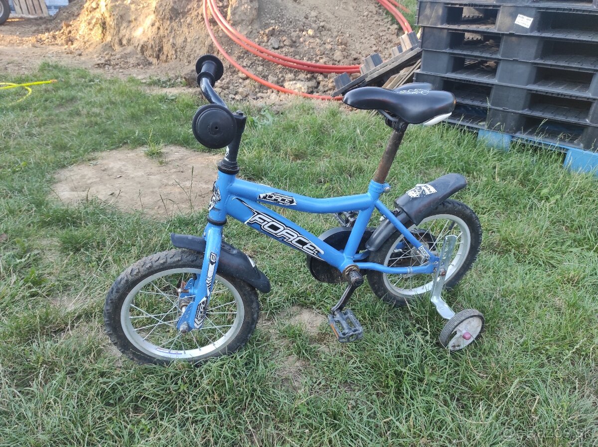 Bicyklik s pomocnymi kolieskami - 3