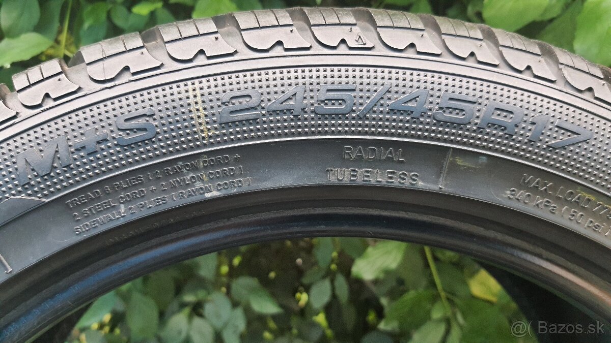 Pneu GOOD YEAR 245/45/17 a CONTI 225/45/17 M+S - 3