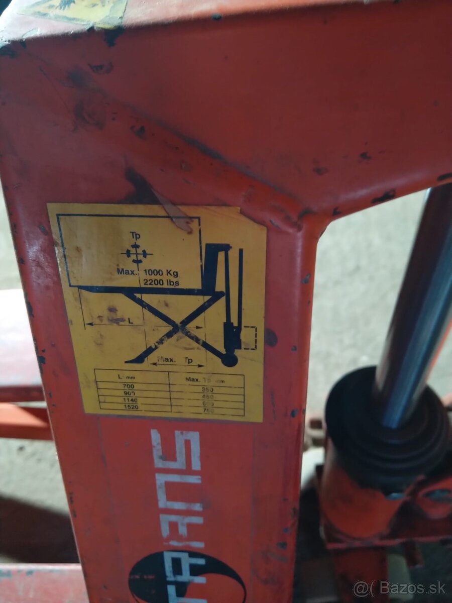 Noznicovy paletovy vozik - 3