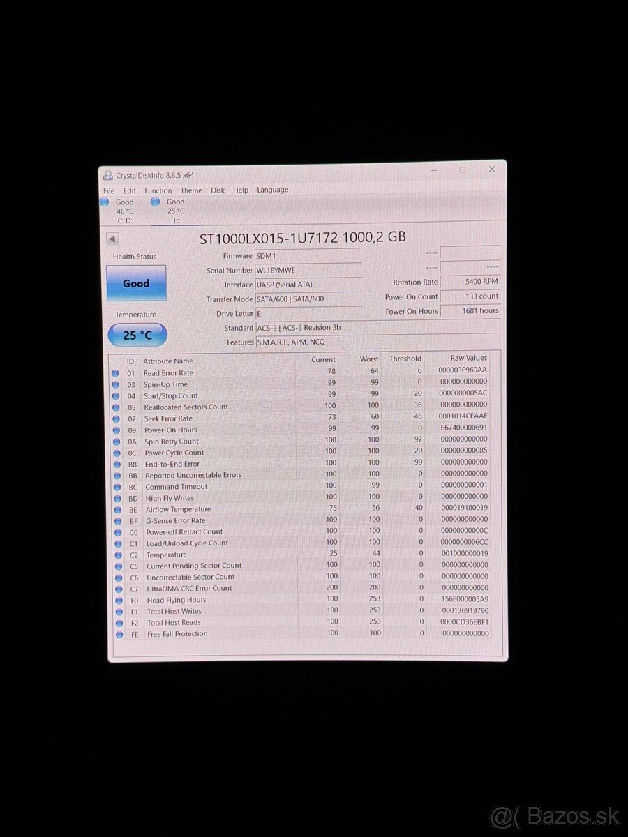 1TB SSHD Seagate 2,5 palcový (notebook) - 3