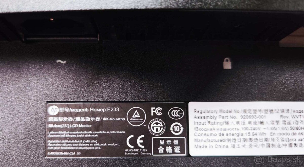 ✔️ Monitor HP 23" HDMI tenky ramik - 3