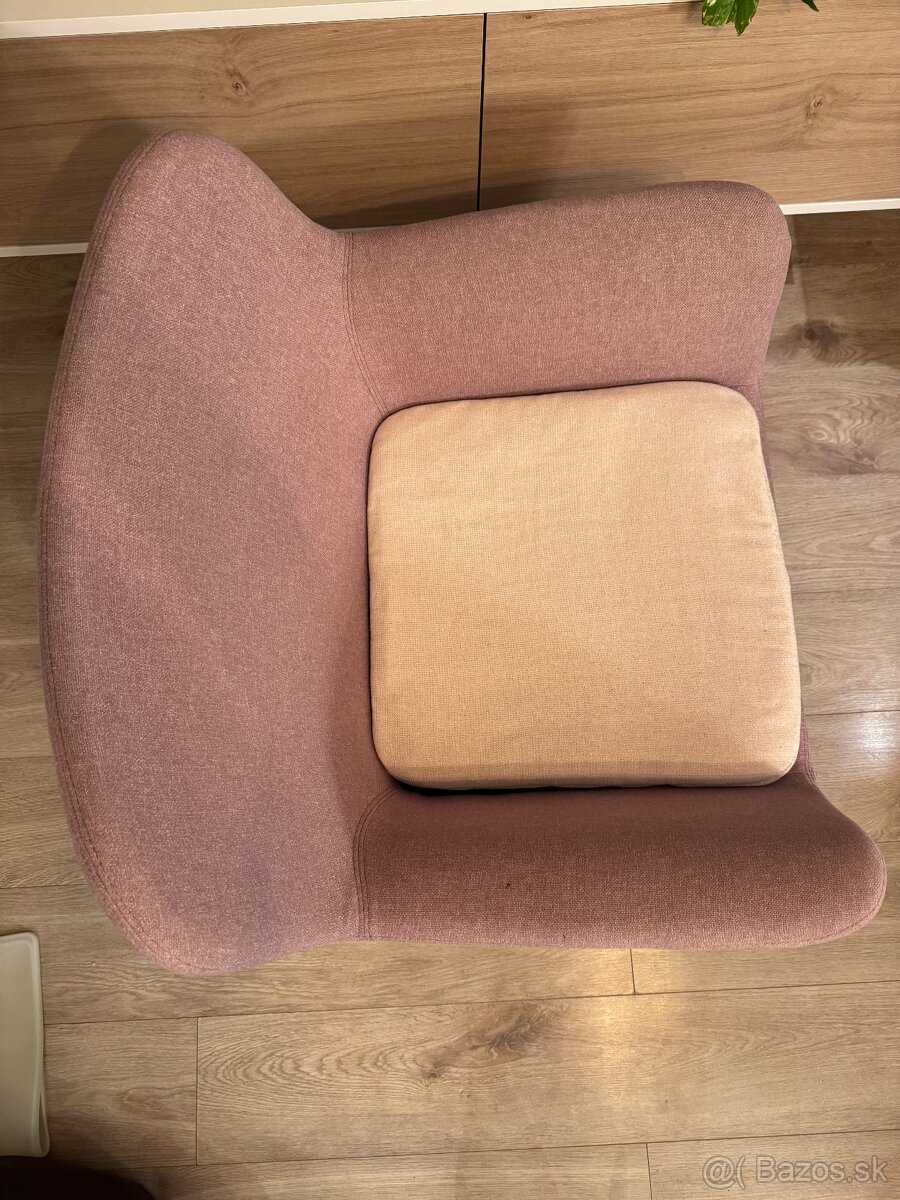 Ružové kreslo ikea - 3