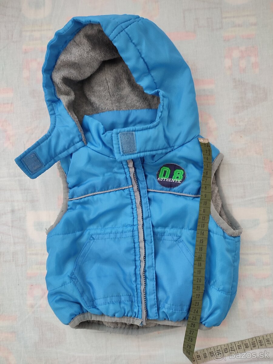 Chlapčenská teplá vesta veľkosť 62 - 3