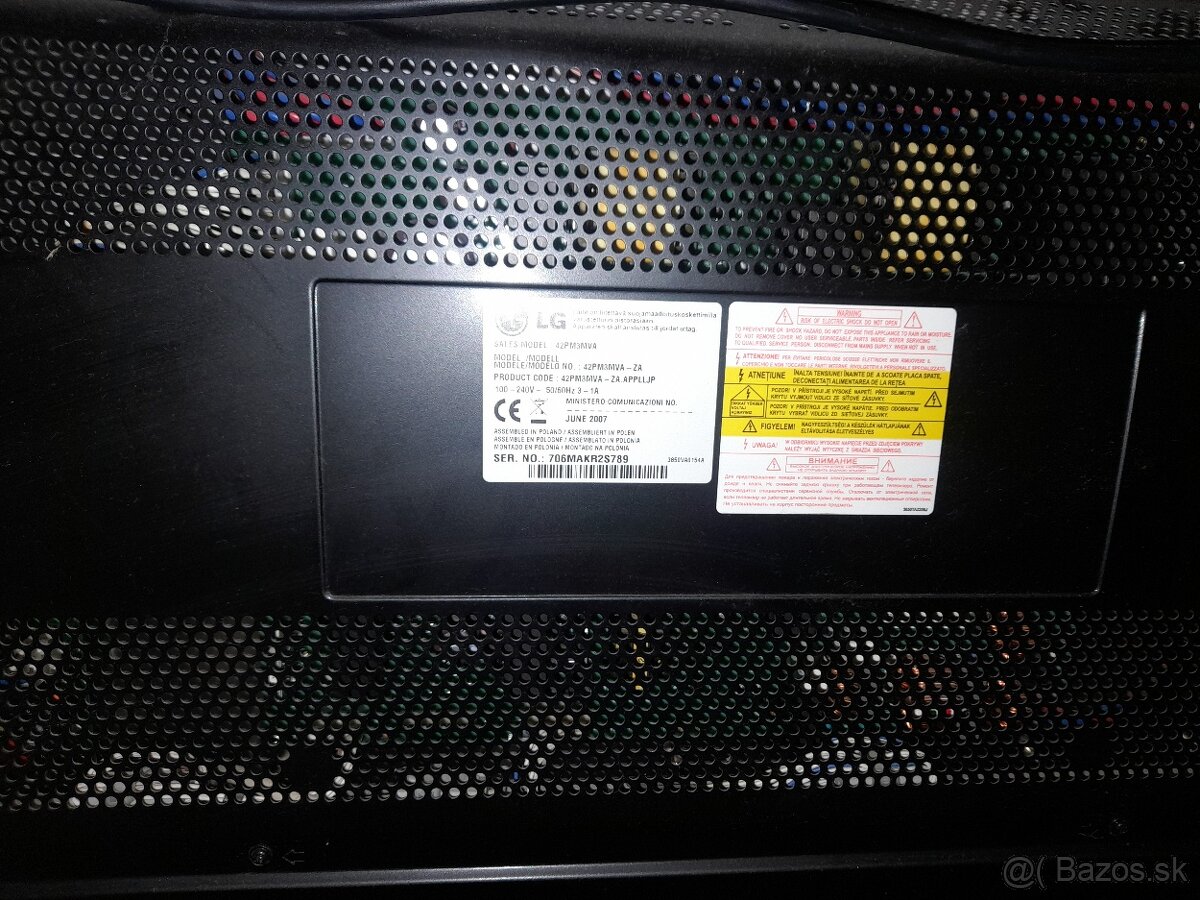 LG Plazma 42 palcova uhlopriecka - 3