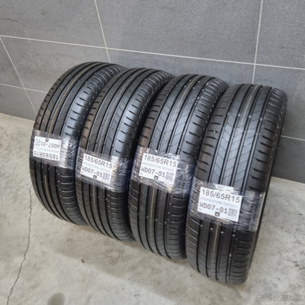 Letné pneumatiky 185/65 R15 BRIDGESTONE - 3