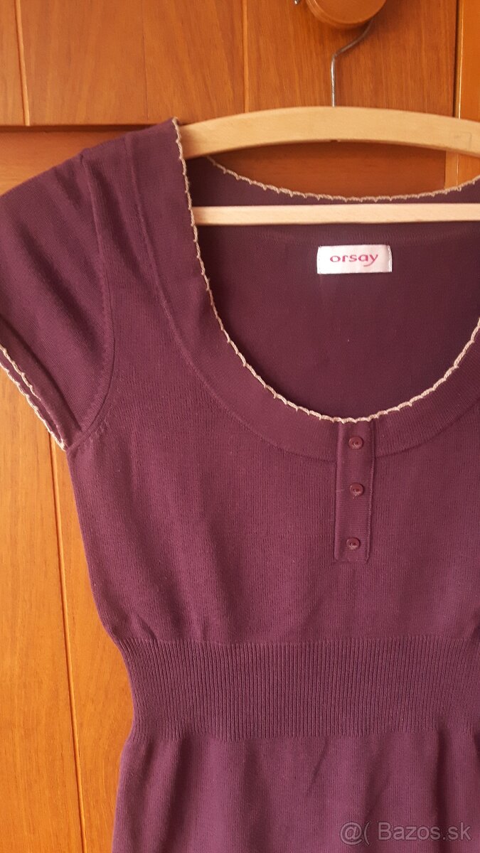 Bavlnený pulóver - krátky rukáv - 3