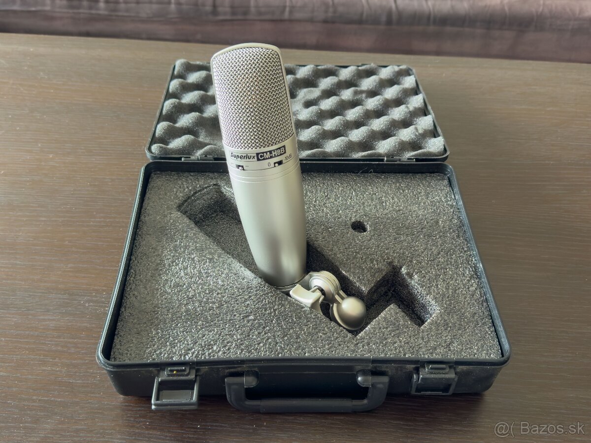 Superlux CMH8B Kondenzátorový štúdiový mikrofón - 3