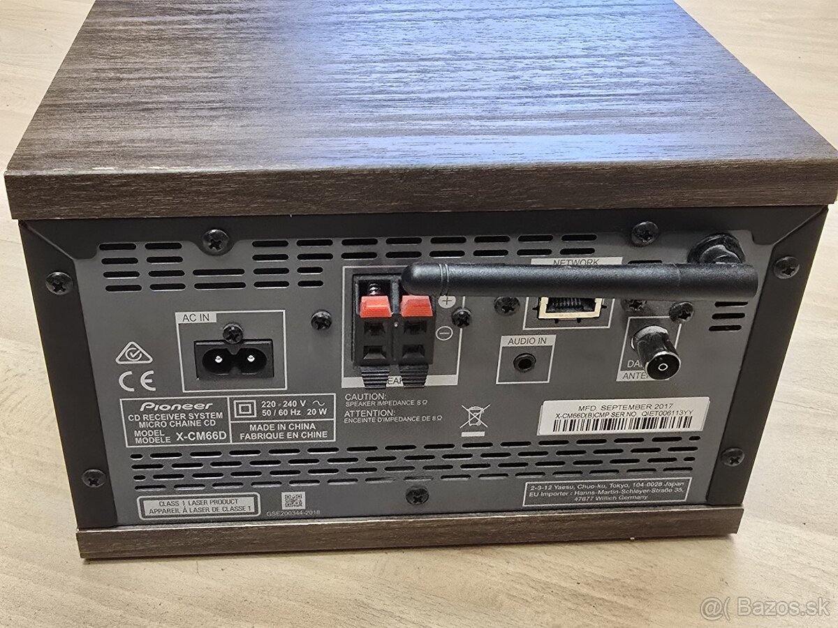 Predám mikrosystém Pioneer X-CM66D-rezervované - 3