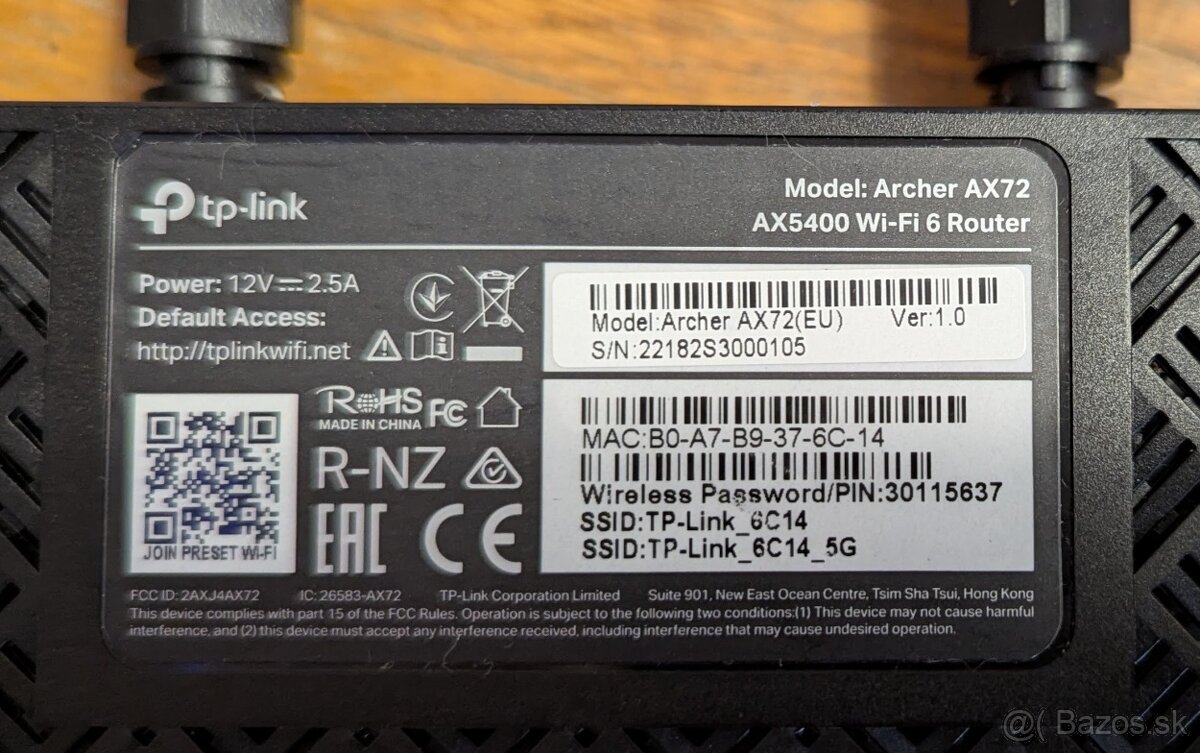 WiFi 6 Router TP-Link Archer AX72 - 3