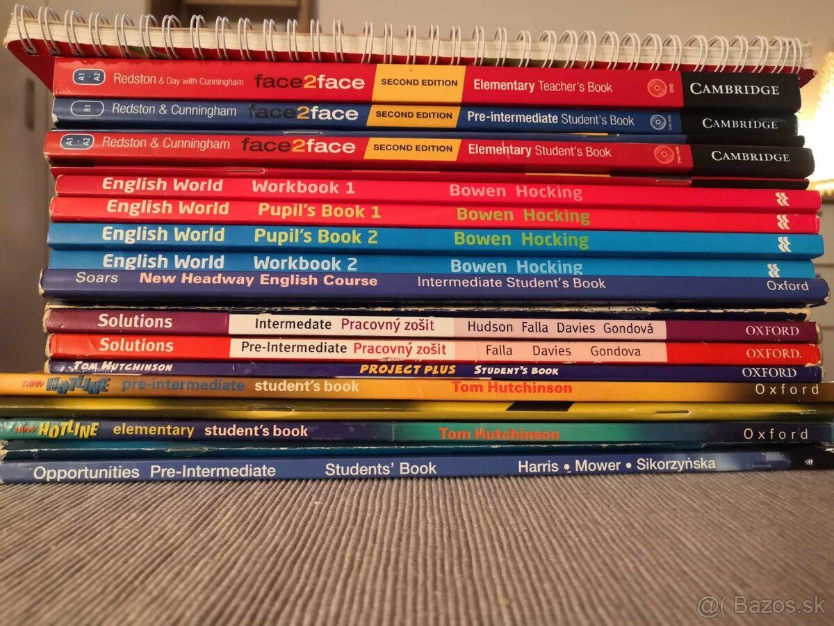 Učebnice a pracovné zošity anglického jazyka - 3