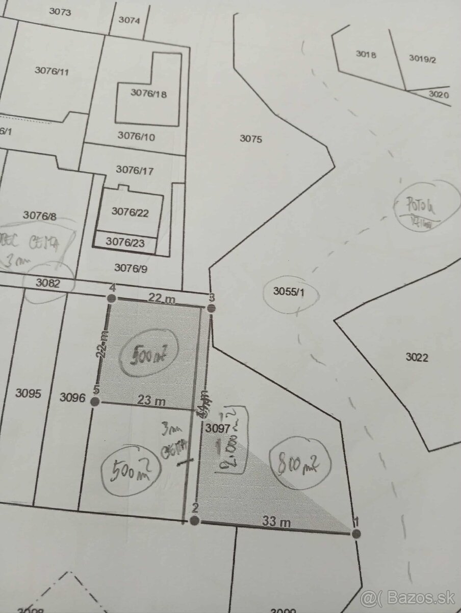 Predám pozemky v oblasti Kanaš- územný plán mesta Veľký Šari - 3