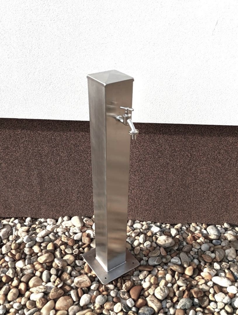 Nerezový záhradný stĺpik na vodu P&N 100-10R - 3