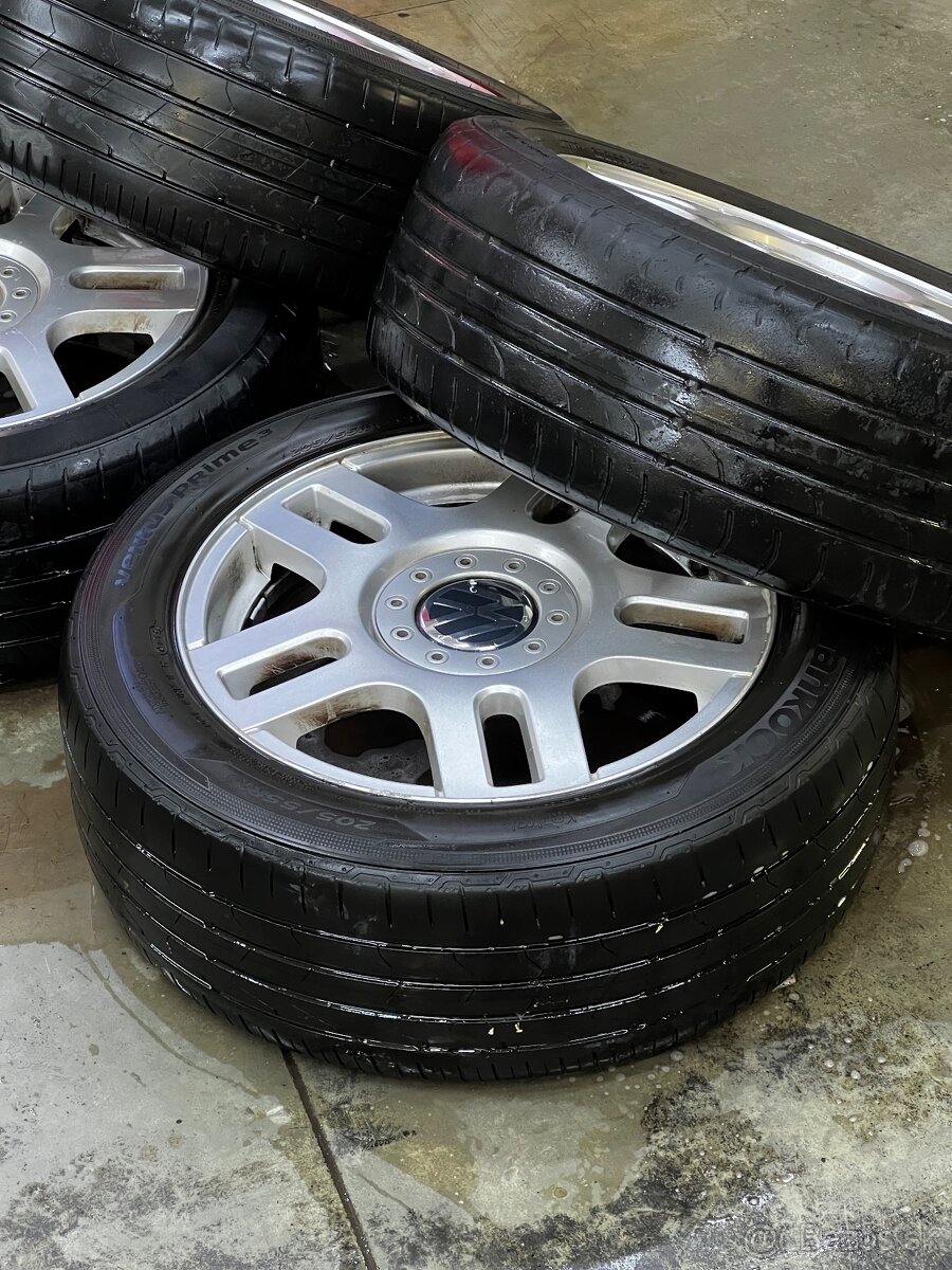 Vw 5x100 r16 205/55 originál golf mk4 - 3