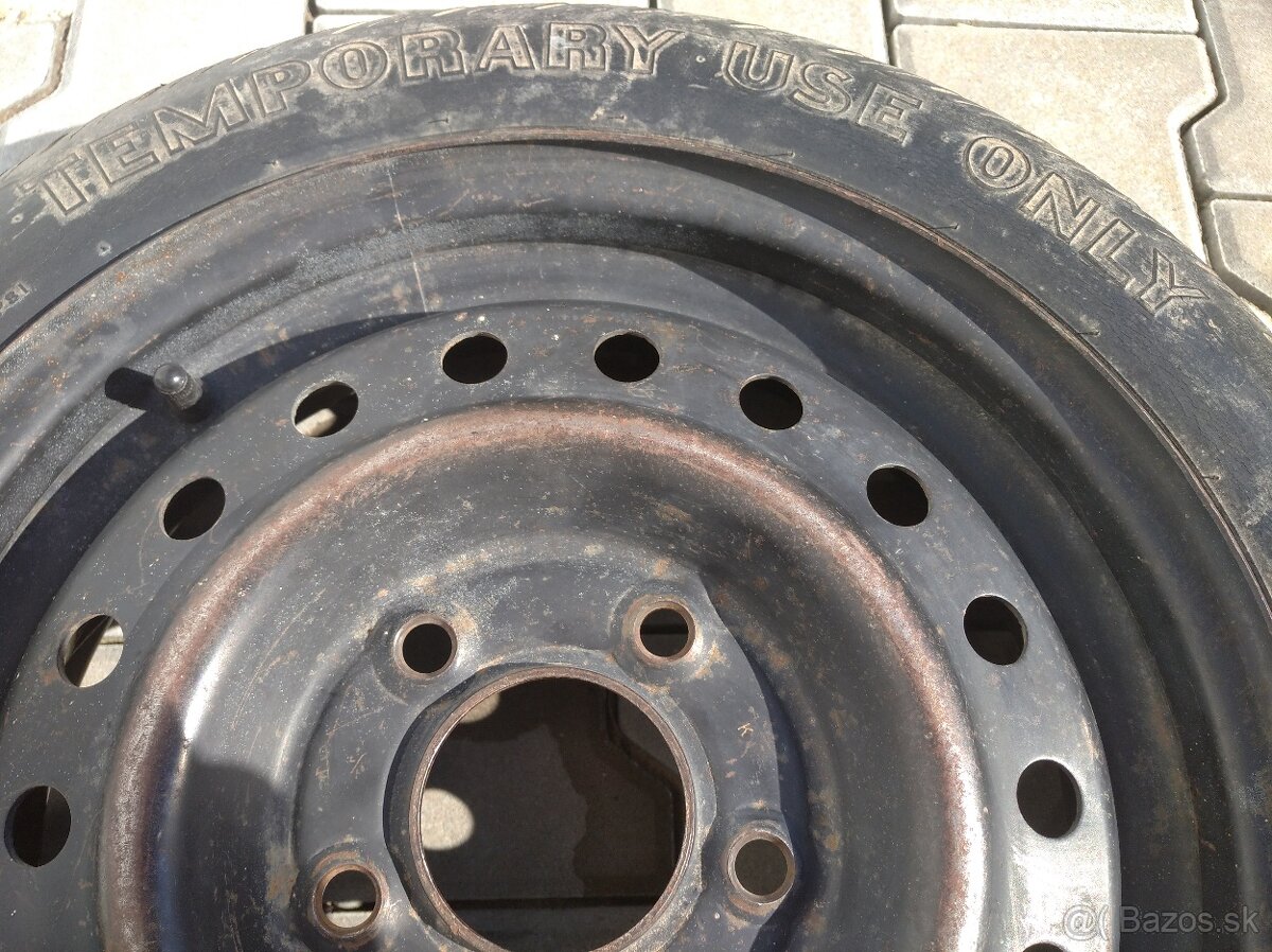 Predám dojazdové koleso, rezervu 125/70 D15. - 3